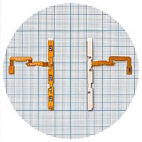 Шлейф Samsung Galaxy S23 FE S711 з кнопками включення та гучності