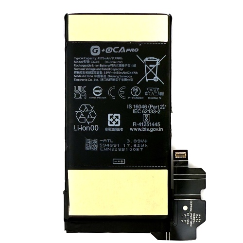 Акумулятор Google GS35E Pixel 8 (оригінал G+OCA Pro 4575 mAh)