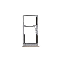 Держатель Sim карты и карты памяти Meizu U20 U685H (золотистый 2 SIM (1 SIM + Micro SD))