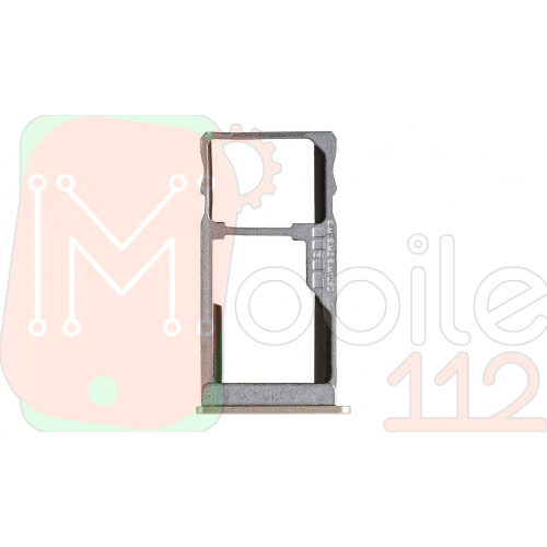 Тримач Sim карти та карти пам'яті Meizu U20 U685H (золотистий 2 SIM (1 SIM + Micro SD))