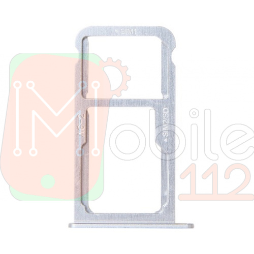 Тримач Sim картки Huawei P10 Lite (сірий 2 Sim (1 SIM + Micro SD))