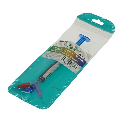 Паста BGA легкоплавкая Relife RL-405, в шприце 3 мл, 138 гр. С фото 3