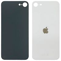 Задня кришка Apple iPhone SE 2020 (біла AAA з великим отвором)