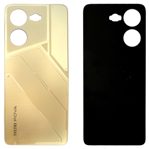 Задня кришка Tecno Pova 5 (золотиста оригінал Китай)