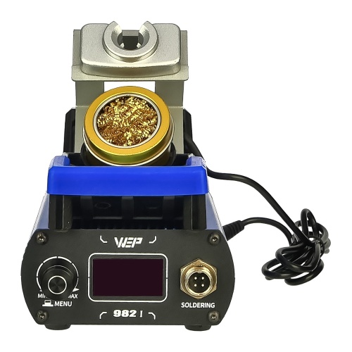 Паяльна станція прецизійна WEP 982-I (2 паяльники стандарту JBC 210 і 245, 3 канали пам'яті, 120W, 90°C - 450°C) фото 3