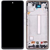 Дисплей Samsung Galaxy A53 5G A536B з тачскріном (IN-CELL зі сріблястою рамкою)