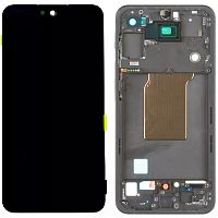 Дисплей Samsung Galaxy A55 5G A556 з тачскріном (оригінал OEM SP з темно-синьою рамкою)