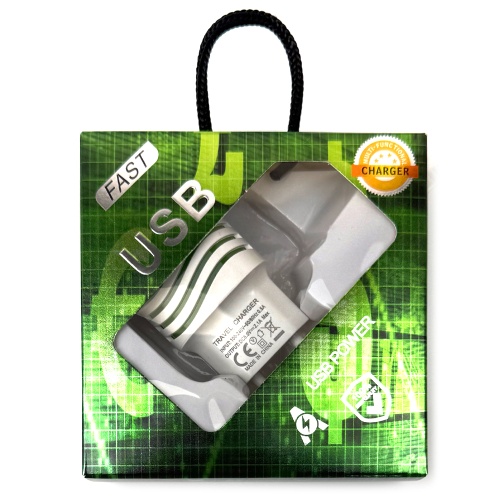 Зарядний пристрій USB 2 in1 Micro USB Power 2USB Port 4.1A (Реальні 2А) (білий) фото 2