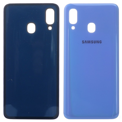 Задняя крышка Samsung Galaxy A40 2019 A405F (голубая оригинал Китай)