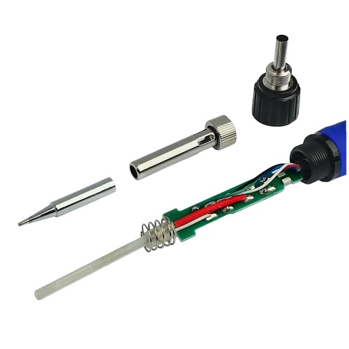 Паяльна станція WEP 936A-II, паяльник, тримачі плат та припою, 120W, 200-480 гр C фото 9