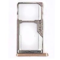 Держатель Sim карты Meizu U10 U680H (золотистый 2 SIM (1 SIM + Micro SD))
