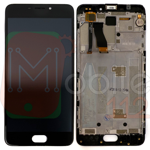 Дисплей Meizu M5 Note M621H з тачскріном (чорний оригінал 100% з рамкою (дрібні подряпини))