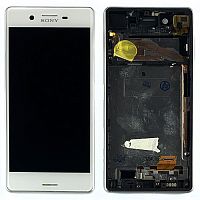 Дисплей Sony Xperia F5121 F5122, X Perfomance F8131 F8132 з тачскріном (білий оріг. Китай у рамці Xperia X)