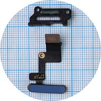 Шлейф Apple iPad 2022 (iPad 10 10.9") с кнопками громкости и микрофоном (синий оригинал 100%)
