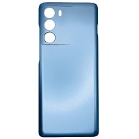 Задняя крышка Motorola Moto G200 5G (голубая Glacier Green)