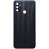 Задня кришка Oppo A53 CPH2127 (чорна оригінал Китай зі склом камери)
