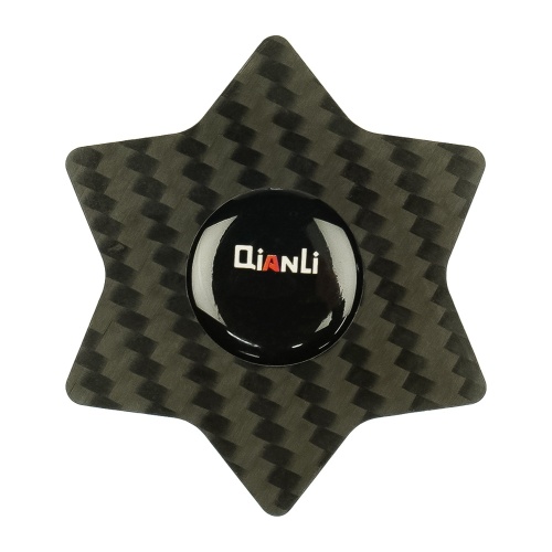Карта пластикова QianLi Carbon Fiber E, шестикутна зірка, для розбирання
