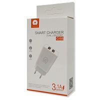 Сетевой адаптер WUW C155  2USB 3.1A (белый)