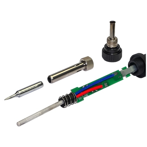 Паяльна станція Aida 8586, фен, паяльник з нагрівальним елементом Hakko, цифрова індикація фото 6