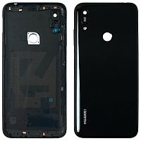 Задняя крышка Huawei Y6 2019 MRD-LX1, Y6 Prime 2019 (черная оригинал Китай с отверстием под сканер)