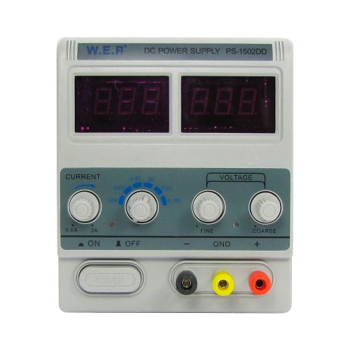 Блок живлення лабораторний WEP PS-1502DD 15V, 2A, автовідновлення після КЗ