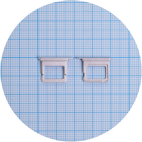 Держатель SIM карты Apple iPhone 16, 16 Plus (белый на 1 Sim)