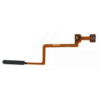 Шлейф Xiaomi Mi 10T с кнопкой включения и сканером отпечатка пальца (AAA серый)