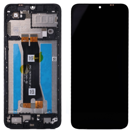 Дисплей ZTE Blade A55, A35 з тачскріном (AAAA з рамкою)