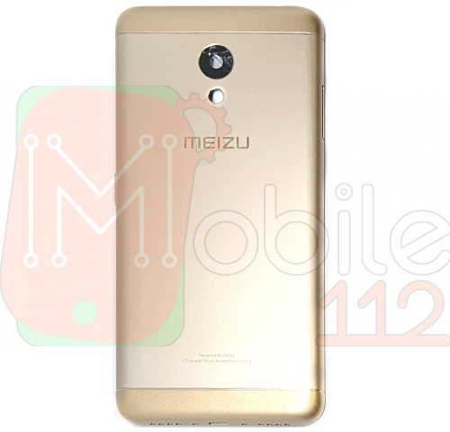 Задня кришка Meizu M3s Y685 (золотиста оригінал Китай)