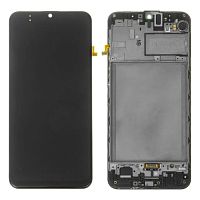 Дисплей Samsung Galaxy M21 M215, M30s M307, M30 M305, M31 M315 з тачскріном (OLED Small Glass с рамкой)