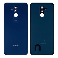 Задняя крышка Huawei Mate 20 lite SNE-LX1 (синяя оригинал Китай со стеклом камеры)