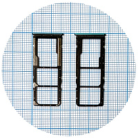Тримач SIM карти Xiaomi Redmi 9T, Poco M3 (зелений на 2 SIM + MicroSD)