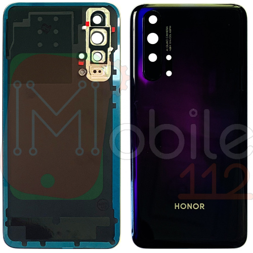 Задня кришка Huawei Honor 20 Pro YAL-L41 YAL-AL10 (Phantom Black Original New зі склом камери)