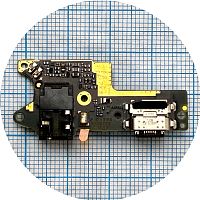 Шлейф Xiaomi Redmi 9, 9 Prime Poco M2 з роз'ємом зарядки, навушників та мікрофоном Оригінал Китай - нижня плата