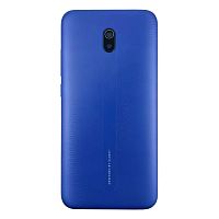 Задняя крышка Xiaomi Redmi 8A M1908C3KG (синяя со стеклом камеры)