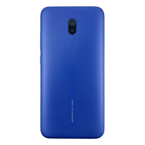 Задня кришка Xiaomi Redmi 8A M1908C3KG (синя зі склом камери)