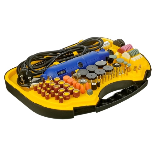 Бормашина в кейсе Aida A-062 (набор насадок для гравировки, шлифовки, полировки, 8000-35000 об/мин, 220V, 130W) фото 3