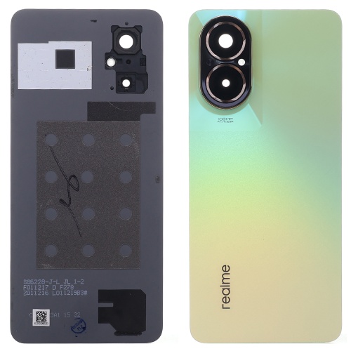 Задня кришка Oppo Realme C67 (зелена оригінал 100% зі склом камери)