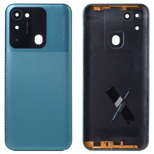 Задня кришка Tecno Spark Go 2022 (зелена зі склом камери) Задня кришка Tecno Spark Go 2022 (зелена зі склом камери)