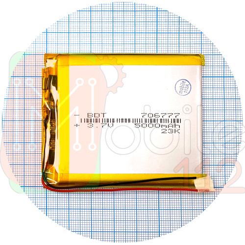 Акумулятор універсальний 706777 76 х 60 х 7 мм 5000 mAh 3.7V