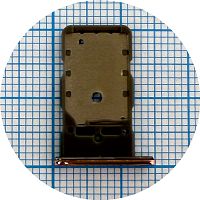 Тримач SIM карти Samsung Galaxy S21 5G G991B (рожевий на 2 SIM)