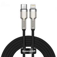 Кабель зарядки Baseus Cafule Metal Series -Type C - Lightning PD 20W 1м (CATLJK-A01)