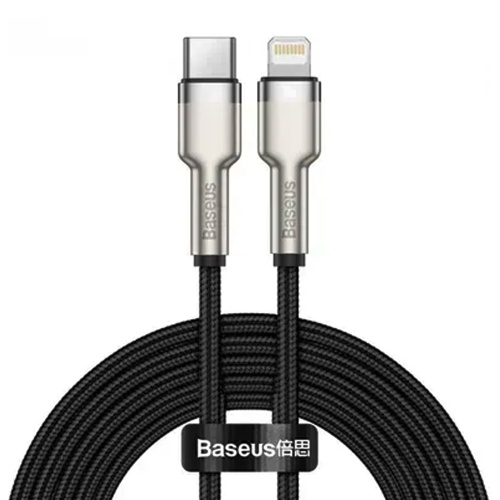 Кабель зарядки Baseus Cafule Metal Series -Type C - Lightning PD 20W 1м (CATLJK-A01) Кабель зарядки Baseus Cafule Metal Series -Type C - Lightning PD 20W 1м (CATLJK-A01)