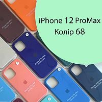 Чохол Silicone case для iPhone 12 Pro Max (зелений №68)