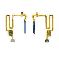 Шлейф Oppo A16, A16s, A54, A54s зі сканером відбитка пальця (синій)