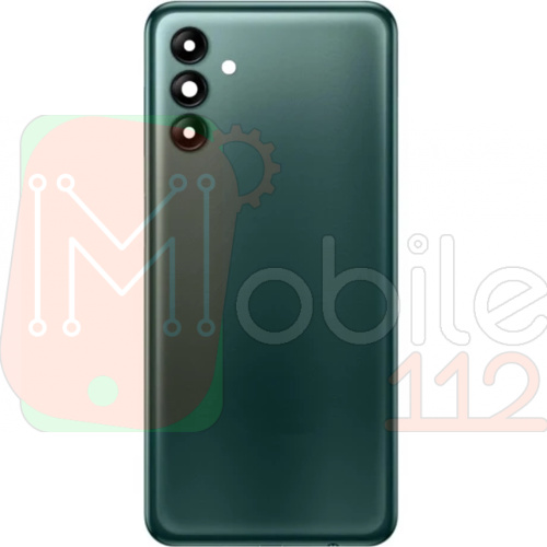 Задня кришка Samsung Galaxy A04s A047F (зелена оригінал Китай зі склом камери)