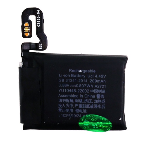 Аккумулятор Apple Watch SE 2 40 мм A2721 GPS 209 mAh (оригінал Китай OCA Pro)