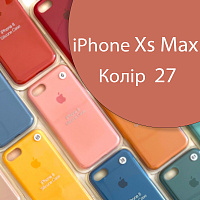 Чохол Silicone case для iPhone XS Max (рожевий №27)