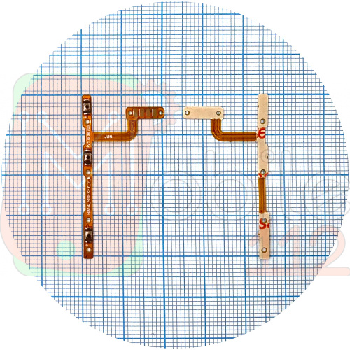 Шлейф Infinix Note 12 X663 з кнопками вмикання та гучності