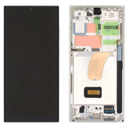 Дисплей Samsung Galaxy S23 Ultra 5G S918 з тачскріном (оригінал 100% Service Pack із кремовою рамкою) Дисплей Samsung Galaxy S23 Ultra 5G S918 з тачскріном (оригінал 100% Service Pack із кремовою рамкою)